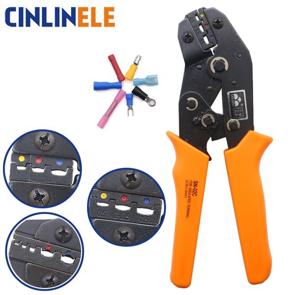 insulated terminals crimper and interchangeable dies for heat shrinkable connector wire crimping tools ratcheting 7inch sn-02c
insulated terminals crimper and interchangeable dies for heat shrinkable connector wire crimping tools ratcheting 7inch sn-02c