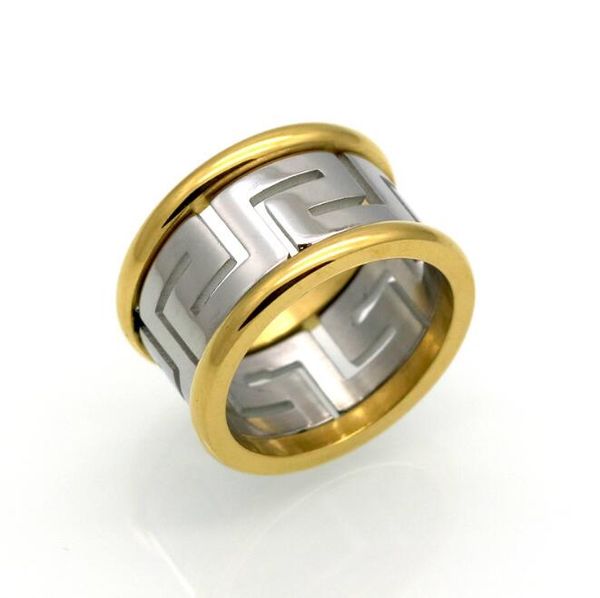 fashion two-toned 316l stainless steel textured ring surgical titanium steel china great wall design ring high polished ip gold plated rings
fashion two-toned 316l stainless steel textured ring surgical titanium steel china great wall design ring high polished ip gold plated rings