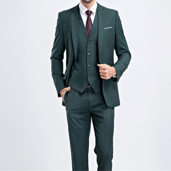 new slim fit men suits wedding groom tuxedos 3 pieces (jacket+pants+vest) green bridegroom suits man prom wear blazer 355, Black;gray
new slim fit men suits wedding groom tuxedos 3 pieces (jacket+pants+vest) green bridegroom suits man prom wear blazer 355, Black;gray