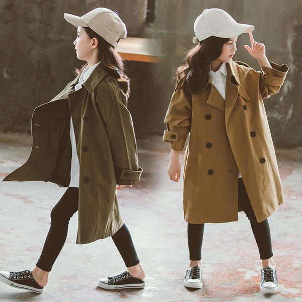 teens girls windbreaker trench coat new fashion long style girls coats casual kids double-breasted clothes outfits 4 5 7 9 11 13, Blue;gray
teens girls windbreaker trench coat new fashion long style girls coats casual kids double-breasted clothes outfits 4 5 7 9 11 13, Blue;gray