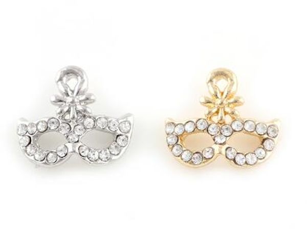 20pcs/lot 13x12mm (gold,silver color) rhinestones flower mask pendant hang charms diy accessory fit for floating locket jewelrys, Bronze;silver
20pcs/lot 13x12mm (gold,silver color) rhinestones flower mask pendant hang charms diy accessory fit for floating locket jewelrys, Bronze;silver