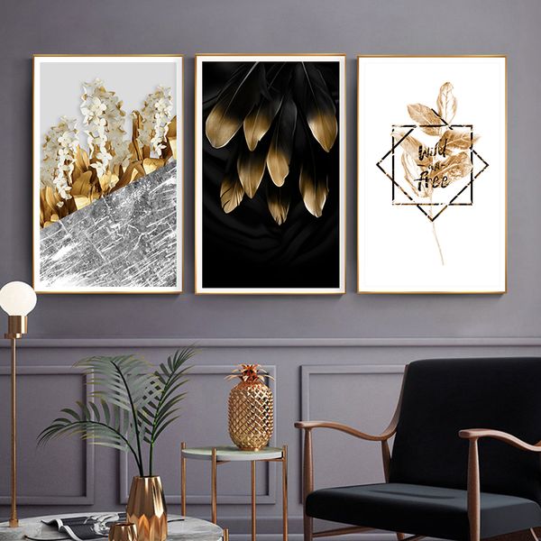 nordic golden plants flowers leaf canvas painting poster print unique decor wall art pictures for living room bedroom aisle
nordic golden plants flowers leaf canvas painting poster print unique decor wall art pictures for living room bedroom aisle