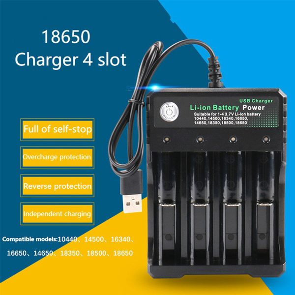 factory wholesale lithium battery charger with usb cable 4 charging slots 18650 26650 18490 rechargeable batteries charger better nitecore
factory wholesale lithium battery charger with usb cable 4 charging slots 18650 26650 18490 rechargeable batteries charger better nitecore