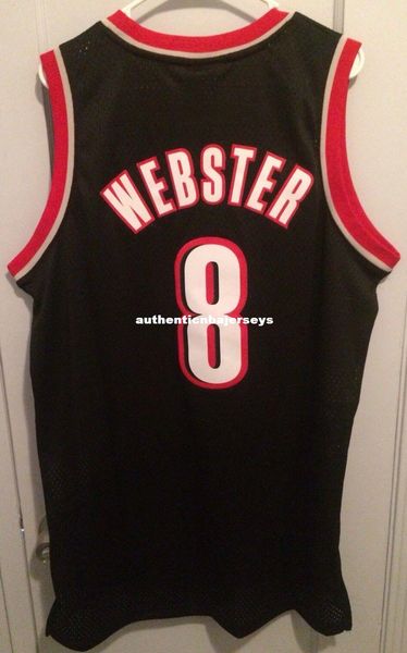 дешевые оптовые martell webster джерси мужчины sewn ad # 8 футболка жилет сшитые баскетбольные майки ncaa, Black;blue