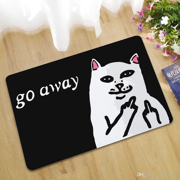 the middle finger cat creative door imitation coconut brown rubber entry pad bedroom bathroom kitchen skid resistant printed carpet
the middle finger cat creative door imitation coconut brown rubber entry pad bedroom bathroom kitchen skid resistant printed carpet