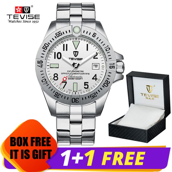 tevise t839a business men automatic mechanical watch calendar time display fashion luminou hands 3atm waterproof male wristwatch j190706, Slivery;brown
tevise t839a business men automatic mechanical watch calendar time display fashion luminou hands 3atm waterproof male wristwatch j190706, Slivery;brown