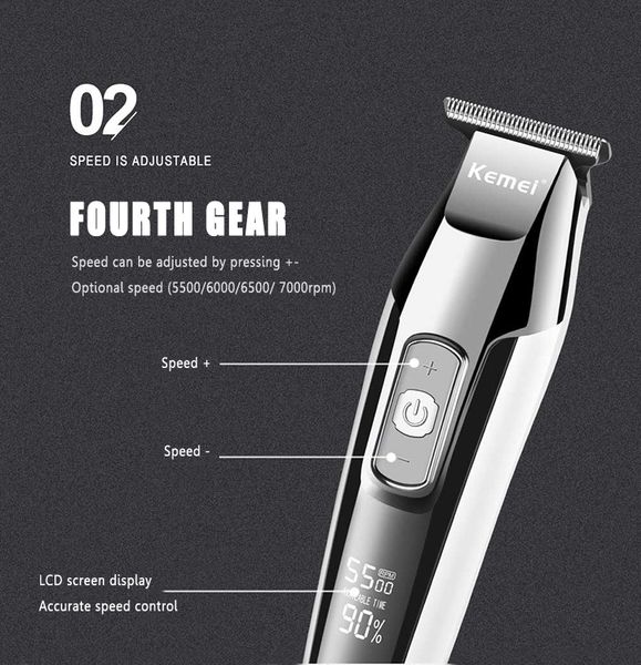 kemei-5027 barber professional hair clipper lcd display trimmer beard trimmer men electric haircut machine hairclippersdesign clvqt
kemei-5027 barber professional hair clipper lcd display trimmer beard trimmer men electric haircut machine hairclippersdesign clvqt