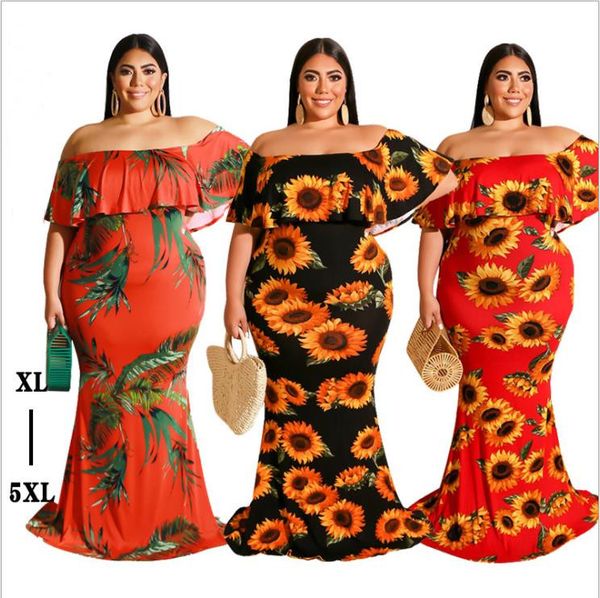 5xl fashion plus size women's party long first skirt evening dress digital floral print design one shoulder skinny bag hip long dress, White;black
5xl fashion plus size women's party long first skirt evening dress digital floral print design one shoulder skinny bag hip long dress, White;black