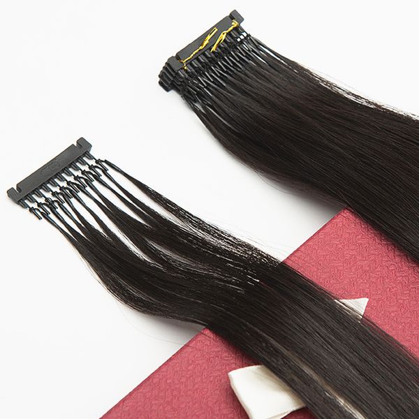

человек плетение волос 9а 28 дюймов может быть restyle окрашенная отбеленная быстрая установка remy человеческих волос, Black;brown