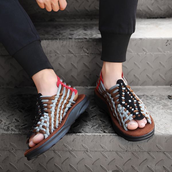 bvnobet novelty new sandals summer outdoor men shoes breathable patchwork men footwear walking beach men's sandals sandal pria, Black
bvnobet novelty new sandals summer outdoor men shoes breathable patchwork men footwear walking beach men's sandals sandal pria, Black