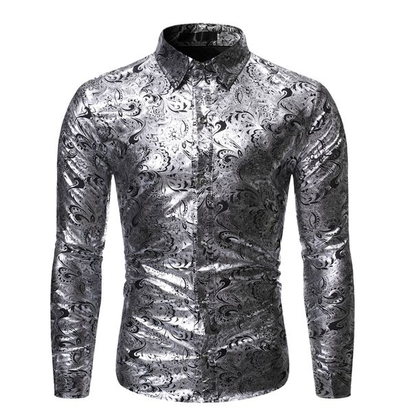 fashion paisley shirt men 2020 brand new mens casual button down dress shirts slim fit long sleeve tuxedo shirt male chemise xxl, White;black
fashion paisley shirt men 2020 brand new mens casual button down dress shirts slim fit long sleeve tuxedo shirt male chemise xxl, White;black