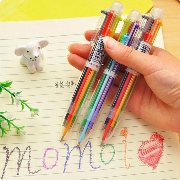 6 in 1 plastic pens with multi-color models multi-colored ballpoint pen push type pen stationery school office tools funny pen, Blue;orange
6 in 1 plastic pens with multi-color models multi-colored ballpoint pen push type pen stationery school office tools funny pen, Blue;orange