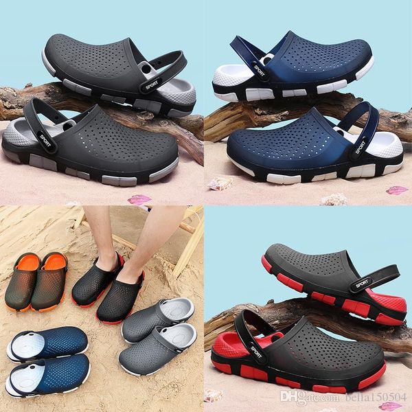 designer brand sandals jelly beach shoes men sandals casual shoes slippers beach flip-flops outdoor slippers light weight sandals size 40-45, Black
designer brand sandals jelly beach shoes men sandals casual shoes slippers beach flip-flops outdoor slippers light weight sandals size 40-45, Black