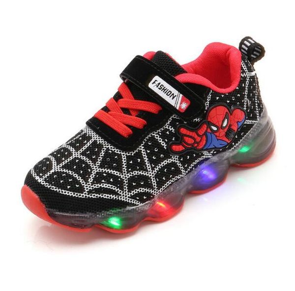 boys sneaker girls spiderman kids led shoes with lights sneaker 2019 spring autumn shoes children toddler baby girl shoes, Black
boys sneaker girls spiderman kids led shoes with lights sneaker 2019 spring autumn shoes children toddler baby girl shoes, Black