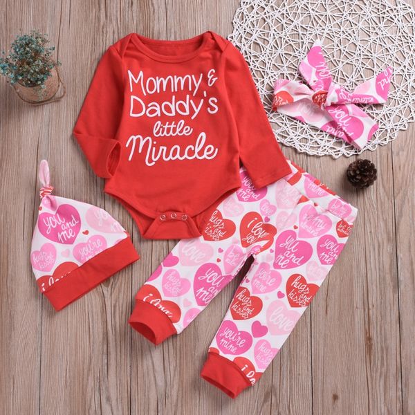 valentine's day 4pcs cute baby boys girls letter red romper long sleeve pants legging hat & headband outfit clothes sets d, White
valentine's day 4pcs cute baby boys girls letter red romper long sleeve pants legging hat & headband outfit clothes sets d, White