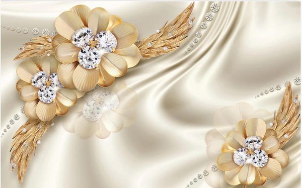 custom wallpapers golden luxury flower jewelry background wall modern wallpaper for living room
custom wallpapers golden luxury flower jewelry background wall modern wallpaper for living room