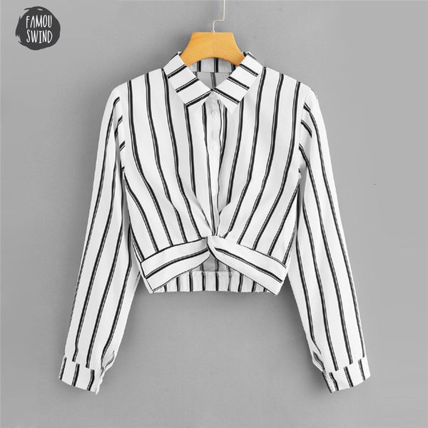 для женщин топы и блузки с длинным рукавом повседневная crop top передняя половина placket женщина рубашки лето twist полосатая блузка, White
для женщин топы и блузки с длинным рукавом повседневная crop top передняя половина placket женщина рубашки лето twist полосатая блузка, White