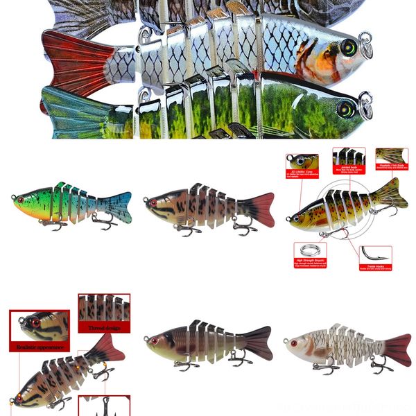 6lx6k fishing tackle box 5 grid bait type luya (10cm box * 15.5g) can hold 5 fake baits
6lx6k fishing tackle box 5 grid bait type luya (10cm box * 15.5g) can hold 5 fake baits