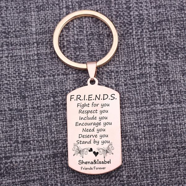 bbf friends keychain dog tag pendants jewelry friendship keyrings bag charms key holder accessories car keytag friends, Silver
bbf friends keychain dog tag pendants jewelry friendship keyrings bag charms key holder accessories car keytag friends, Silver