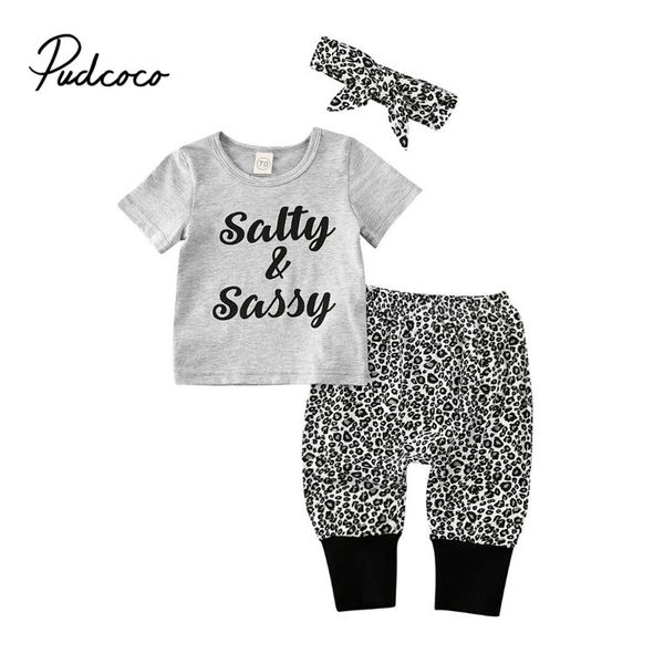 pudcoco 0-2y summer newborn baby boy girl clothes set letter sassy t-shirt +pants leopard outfits clothes baby clothing set, White
pudcoco 0-2y summer newborn baby boy girl clothes set letter sassy t-shirt +pants leopard outfits clothes baby clothing set, White