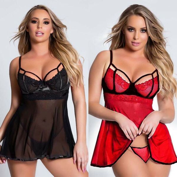 plus size lace sleeveless lingerie g-string thongs dress underwear nightwear party pajamas black red lace robe dress
plus size lace sleeveless lingerie g-string thongs dress underwear nightwear party pajamas black red lace robe dress