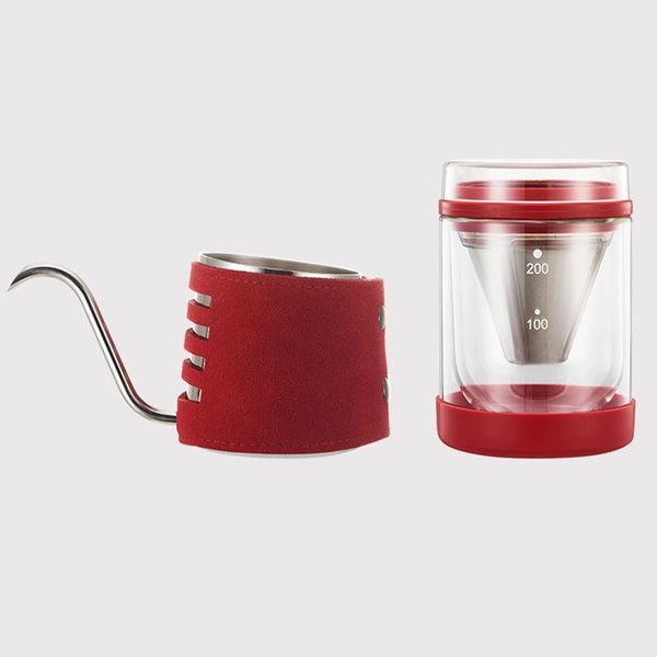 200ml long narrow spout coffee pot kit stainless steel hand drip coffee maker funnel coffee filter gift box set for friend gift
200ml long narrow spout coffee pot kit stainless steel hand drip coffee maker funnel coffee filter gift box set for friend gift