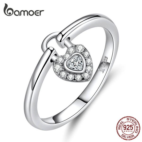 bamoer lock of heart finger rings for women wedding statement silver 925 jewelry promise ring gifts accessories female scr589, Golden;silver
bamoer lock of heart finger rings for women wedding statement silver 925 jewelry promise ring gifts accessories female scr589, Golden;silver
