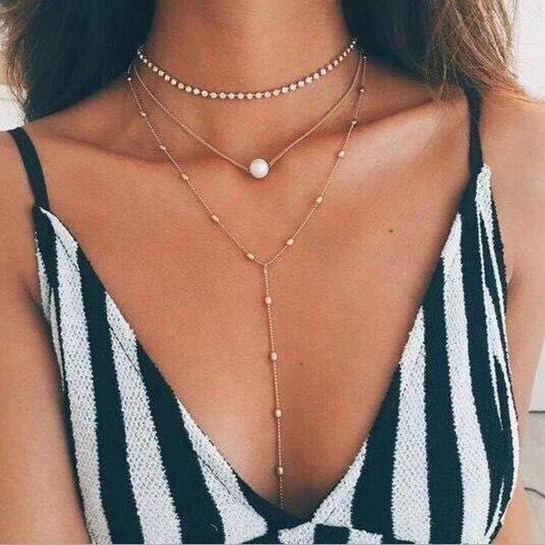 new clavicle neck chain claw chain crystal pendant three-layer pearl ladies necklace & all kinds of clothing with necklace, Silver
new clavicle neck chain claw chain crystal pendant three-layer pearl ladies necklace & all kinds of clothing with necklace, Silver