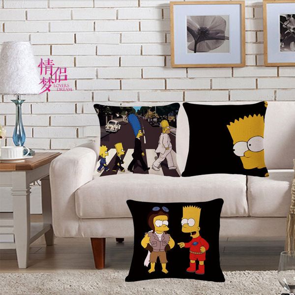 originality simpson cotton and hemp flax pillow back cushion loose coat
