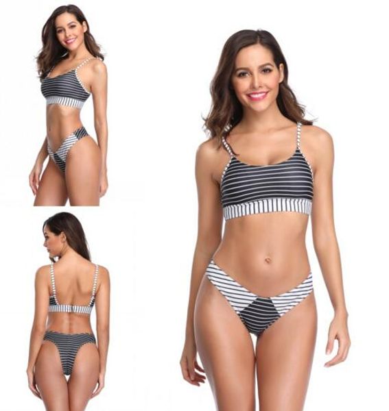 new women bikini two pieces design swimsuit stripped black white print summer beach swimwear for women bow bikini lady swimsuit, White;black
new women bikini two pieces design swimsuit stripped black white print summer beach swimwear for women bow bikini lady swimsuit, White;black