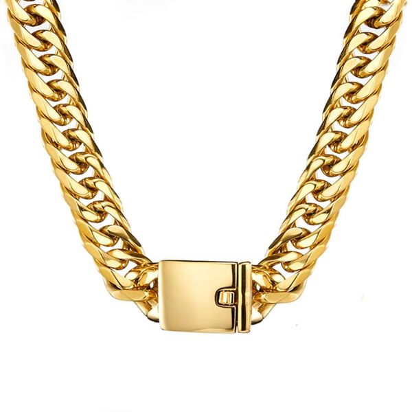 7-40" 16mm cool stainless steel gold color cuban curb chain men's necklace bracelet bangle biker jewelry hot, Silver
7-40" 16mm cool stainless steel gold color cuban curb chain men's necklace bracelet bangle biker jewelry hot, Silver