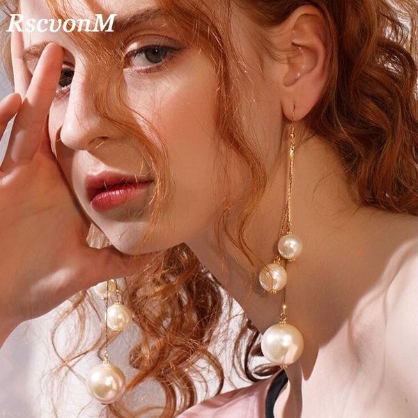 rscvonm 2018 new arrival brand simulated pearl earrings for women statement jewelry wedding fashion dangle drop earrings, Silver
rscvonm 2018 new arrival brand simulated pearl earrings for women statement jewelry wedding fashion dangle drop earrings, Silver