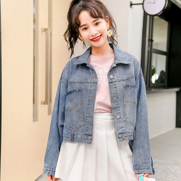 2018 women basic coat denim jacket women autumn denim jacket for four big pockets short jeans abrigos y chaquetas, Black;brown
2018 women basic coat denim jacket women autumn denim jacket for four big pockets short jeans abrigos y chaquetas, Black;brown