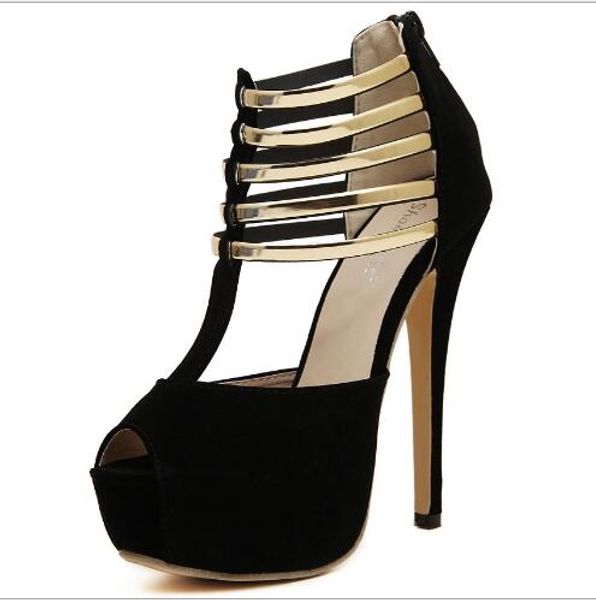 designer- new rome high with metal decoration waterproof taiwan high-heeled shoes woman fashion sandals shoes ing, Black
designer- new rome high with metal decoration waterproof taiwan high-heeled shoes woman fashion sandals shoes ing, Black
