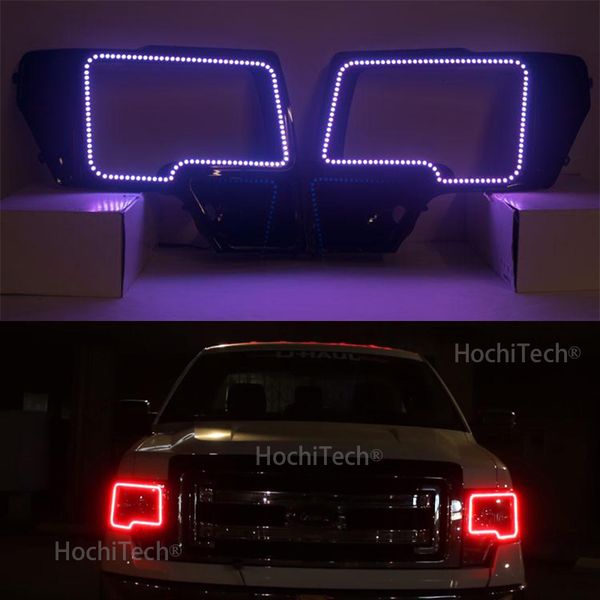 latest headlight multi-color rgb led angel eyes halo ring eye drl rf remote control for f-150 f150 2009-2014 accessories
latest headlight multi-color rgb led angel eyes halo ring eye drl rf remote control for f-150 f150 2009-2014 accessories
