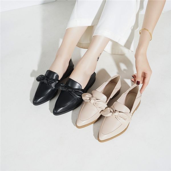 fashion leisure women flats solid pu spring autumm slip-on loafers pointed toe casual butterfly-knot casual single shoes, Black
fashion leisure women flats solid pu spring autumm slip-on loafers pointed toe casual butterfly-knot casual single shoes, Black