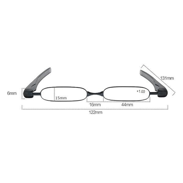 podreader 360 кошелек карманный портативный складной mini pen reading glasses мужчины женщины складная свет малый presbyopia очки +150, Silver
podreader 360 кошелек карманный портативный складной mini pen reading glasses мужчины женщины складная свет малый presbyopia очки +150, Silver