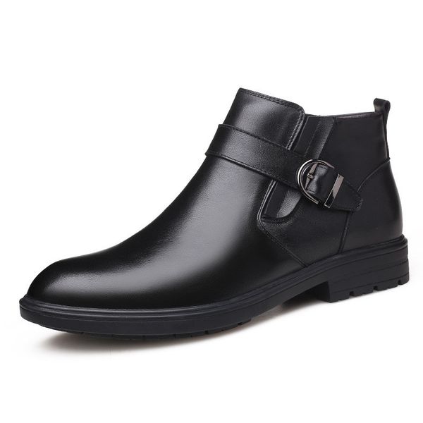 autumn winter men genuine leather chelsea boots warm short plush men snow boots ankle boots mens black formal dress bottes homme
autumn winter men genuine leather chelsea boots warm short plush men snow boots ankle boots mens black formal dress bottes homme