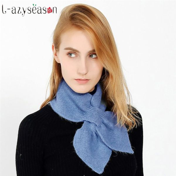 2019 novetly winter mini scarf women solid warm kitted bow cravat scarves for women lady szaliki i chusty bufandas, Blue;gray
2019 novetly winter mini scarf women solid warm kitted bow cravat scarves for women lady szaliki i chusty bufandas, Blue;gray