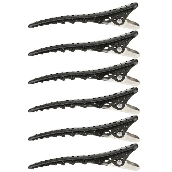lot of 6pcs black metal salon duck hair clips hairdressing sectioning clamps, Golden;silver
lot of 6pcs black metal salon duck hair clips hairdressing sectioning clamps, Golden;silver