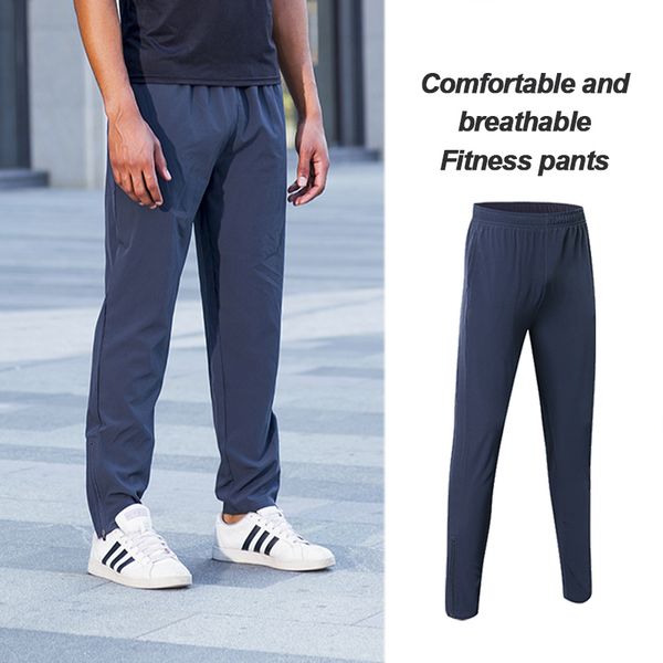 breathable jogging pants men fitness joggers running pants with zip pocket training sport for running tennis soccer play, Black;blue
breathable jogging pants men fitness joggers running pants with zip pocket training sport for running tennis soccer play, Black;blue