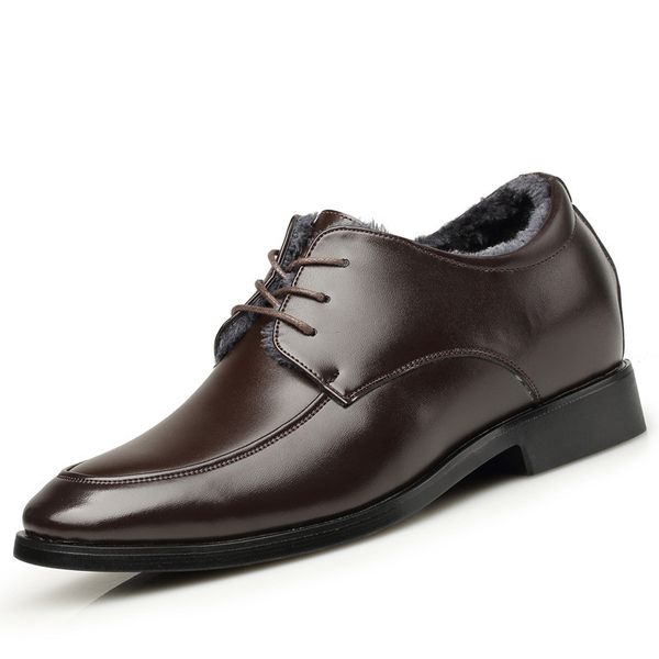 height increasing men genuine leather dress shoes winter warm velvet elegant business formal men office lace-up oxford shoes for men, Black
height increasing men genuine leather dress shoes winter warm velvet elegant business formal men office lace-up oxford shoes for men, Black