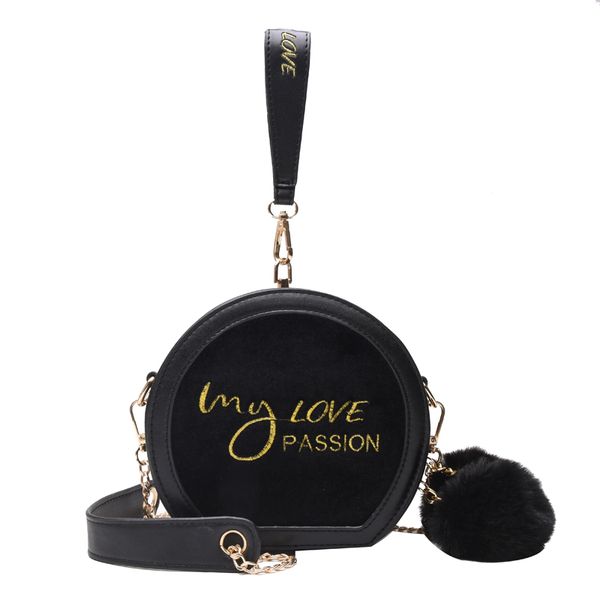 ladies luxury designer crossbody bag designer clutch bag round bag fashion good quality frosted style zipper pom poms chain handbag purse
ladies luxury designer crossbody bag designer clutch bag round bag fashion good quality frosted style zipper pom poms chain handbag purse