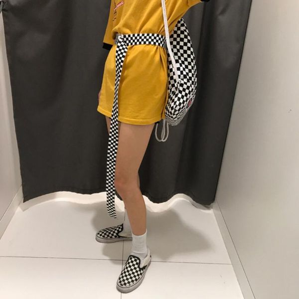 2020 fashion punk checkered belt waistband long black and white plaid checkerboard couple checkered canvas women new belts, Black;brown
2020 fashion punk checkered belt waistband long black and white plaid checkerboard couple checkered canvas women new belts, Black;brown