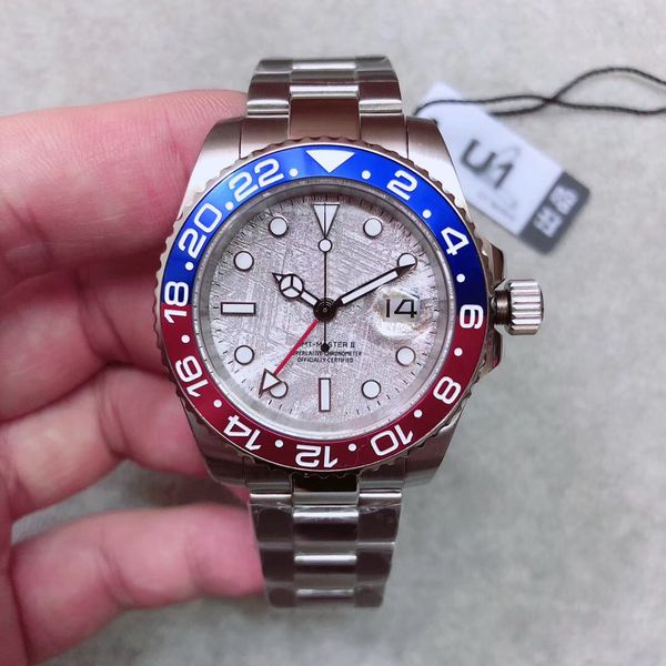 новый 2019 модель мужские наручные часы из нержавеющей стали 316l синий красный пепси часы автоматический gmt движение limited часы orologio, Slivery;brown 
новый 2019 модель мужские наручные часы из нержавеющей стали 316l синий красный пепси часы автоматический gmt движение limited часы orologio, Slivery;brown