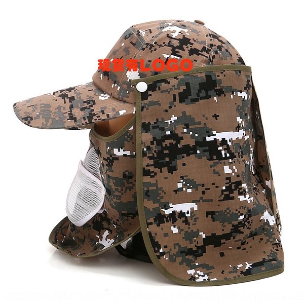 camouflage fishing protective sun sun hat mesh breathable full material full protection detachable sunshade hat outdoor, Blue;gray
camouflage fishing protective sun sun hat mesh breathable full material full protection detachable sunshade hat outdoor, Blue;gray