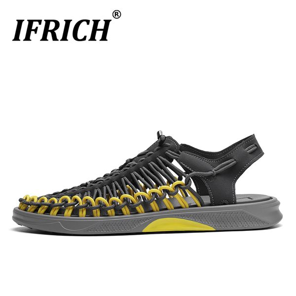 2020 new beach sandals man ankle-wrap mens roman sandals fashion braided man summer shoes soft bottom men flat, Black
2020 new beach sandals man ankle-wrap mens roman sandals fashion braided man summer shoes soft bottom men flat, Black