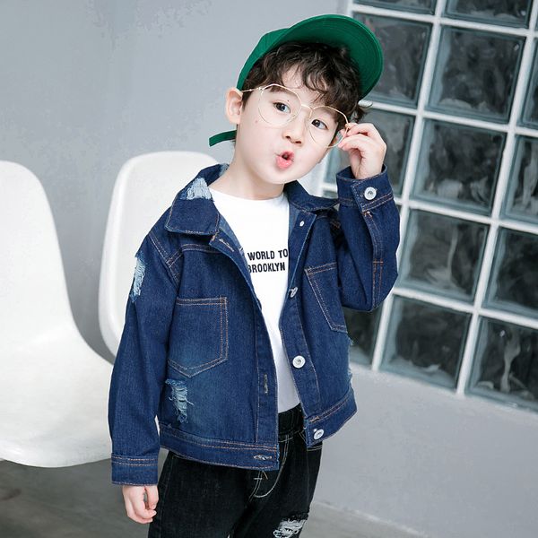 denim jackets for boys autumn trench children's clothing 4-12y turn-down outerwear windbreaker baby kids jeans coats, Blue;gray
denim jackets for boys autumn trench children's clothing 4-12y turn-down outerwear windbreaker baby kids jeans coats, Blue;gray