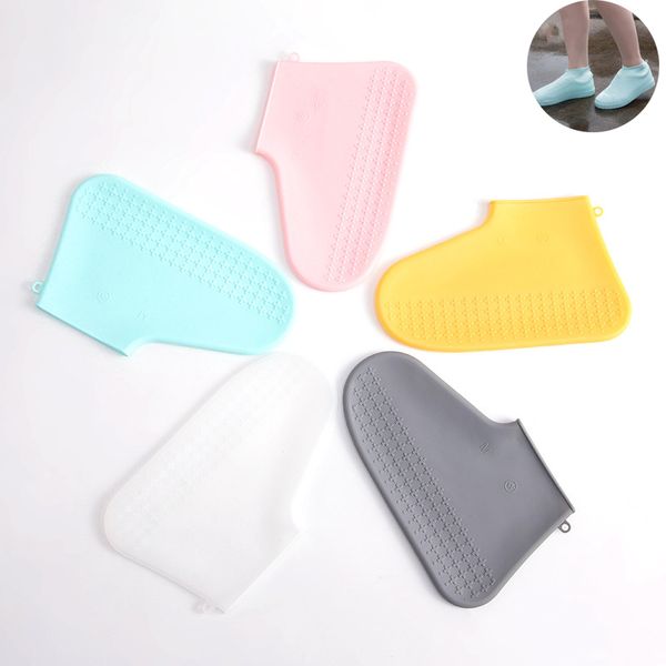 waterproof shoe cover for women men kids waterproof silicone non-slip rain shoes covers reusable shoes protectors accessories, White;pink
waterproof shoe cover for women men kids waterproof silicone non-slip rain shoes covers reusable shoes protectors accessories, White;pink
