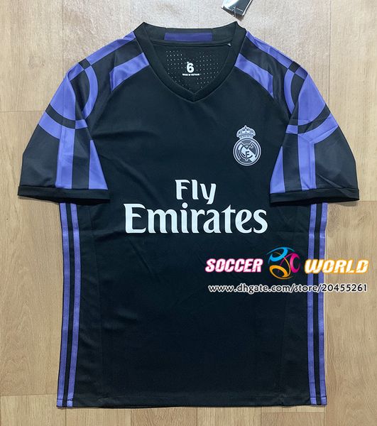retro real madrid 7# ronaldo 16 17 season 3rd away fit players version soccer jersey james bale kroos sergio ramos benzema jersey size s-xxl, Black;yellow
retro real madrid 7# ronaldo 16 17 season 3rd away fit players version soccer jersey james bale kroos sergio ramos benzema jersey size s-xxl, Black;yellow